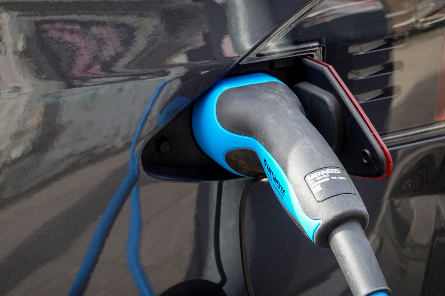 EV charging plug